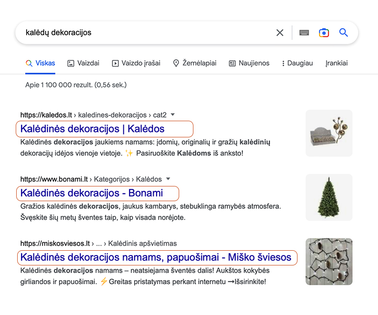 seo patarimai antrasciu zymos